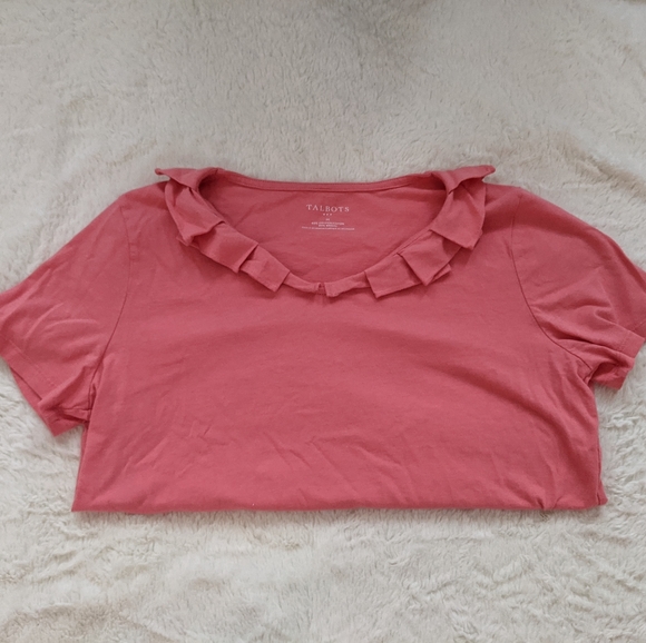 TALBOTS Ruffle Tee - Picture 5 of 5